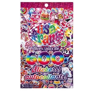 3 Packs of Lisa Frank Multicolored Stickers, 5 Sheet Packs